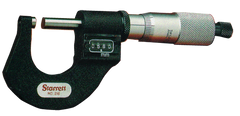 #T216XRL-1 - 0 - 1'' Measuring Range - .0001 Graduation - Ratchet Thimble - Carbide Face - Digital Outside Micrometer - Eagle Tool & Supply