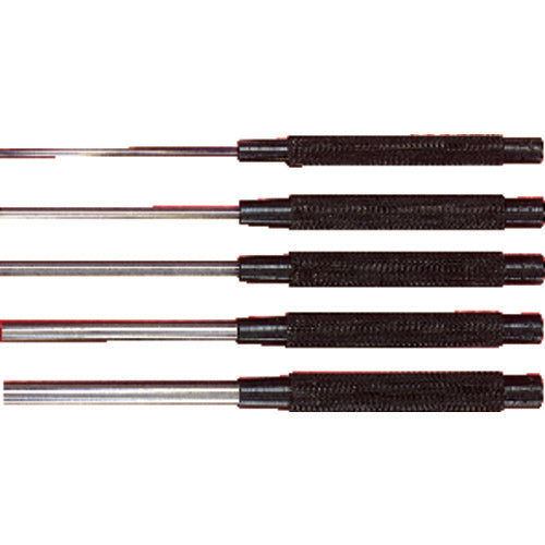 Model 248C - Starrett XL Drive Pin Punch–1/4' Tip Diameter × 8″ Overall Length - Eagle Tool & Supply