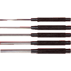 Model 248B - Starrett XL Drive Pin Punch–3/16″ Tip Diameter × 8″ Overall Length - Eagle Tool & Supply