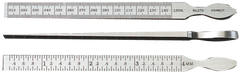 #270 - 1 Leaf - .010 to .150" (.3 to 4mm) Range - Taper Gage - Eagle Tool & Supply