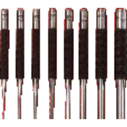 Starrett Drive Pin Punch - 1/8″ Tip Diameter × 4″ Overall Length - Eagle Tool & Supply