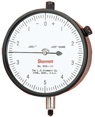 #656-441J - 1" Total Range - 0-100 Dial Reading - AGD 4 Dial Indicator - Eagle Tool & Supply