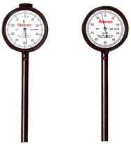 #650B5 - 0-50-0 Dial Reading - Back Plunger Dial Indicator w/ 3 Pts & Deep Hole Attachment - Eagle Tool & Supply