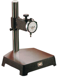 #653J - Kit Contains: .0005" Graduation; 0-25-0 Reading - Cast Iron Comparator Stand & Dial Indicator - Eagle Tool & Supply