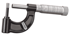 #569AXP - 0 - 1'' Measuring Range - .001" Graduation - Friction Thimble - Carbide Face - Tubing Micrometer - Eagle Tool & Supply