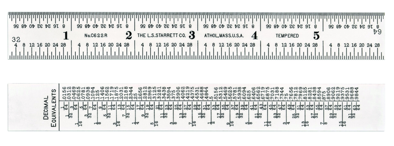 C622R-6 SCALE RULE - Eagle Tool & Supply