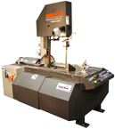 Mark III 18 x 22 Capacity Vertical Production Bandsaw with 3° Forward Canted Column; 60° Miter Capability; Variable Speed (50 TO 450SFPM); 24 x 33" Work Table; 5HP; 3PH 480V - Eagle Tool & Supply