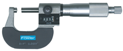 2 - 3'' Measuring Range - .0001" Graduation - Ratchet Thimble - Carbide Face - Digital Outside Micrometer - Eagle Tool & Supply