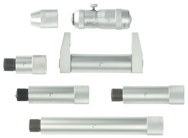 2 - 12'' Measuring Range - .001" Graduation - Hardened & Ground Face - Tubular Inside Micrometer Set - Eagle Tool & Supply