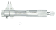 .2 - 1'' Measuring Range - .001/.01mm Graduation - Ratchet Thimble - Hardened & Ground Face - Inside Micrometer - Eagle Tool & Supply
