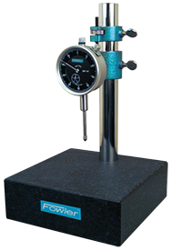 Kit Contains: Granite Base & 1" Travel Indicator; .001" Graduation; 0-100 Reading - Granite Stand with Dial Indicator - Eagle Tool & Supply