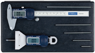 Kit: 6"/150mm Poly-Cal Caliper and Xtra-Value Depth Gage - Xtra Value Depth Gage & Poly Cal Kit - Eagle Tool & Supply