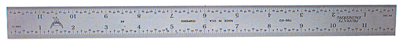 #7188-300 - 300mm - Metric Graduation - Regular - Combination Square Blade - Eagle Tool & Supply