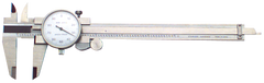 0 - 4'' Measuring Range (.001 Grad.) - Stainless Steel Dial Caliper - Eagle Tool & Supply