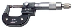 0 - 3'' Measuring Range - .0001 Graduation - Ratchet Thimble - Carbide Face - Digital Outsite Micrometer Set - Eagle Tool & Supply