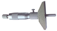 0 - 6'' Measuring Range - Ratchet Thimble - Depth Micrometer - Eagle Tool & Supply