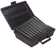 #Z9980B - 10 Piece Set - 1/8'' Thickness - 1/8'' Increments - 1/2 to 1-5/8'' - Parallel Set - Eagle Tool & Supply