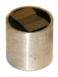 Rare Earth Two-Pole Magnet - 2'' Diameter Round; 345 lbs Holding Capacity - Eagle Tool & Supply