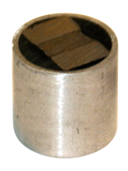 Rare Earth Two-Pole Magnet - 1'' Diameter Round; 85 lbs Holding Capacity - Eagle Tool & Supply