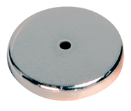 Low Profile Cup Magnet - 2-1/32'' Diameter Round; 74 lbs Holding Capacity - Eagle Tool & Supply