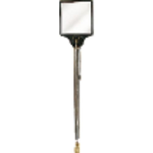 2″ × 2″ Rectangular - Glass-28″ Extended Length - Telescoping Pocket Mirror/Magnet - Eagle Tool & Supply