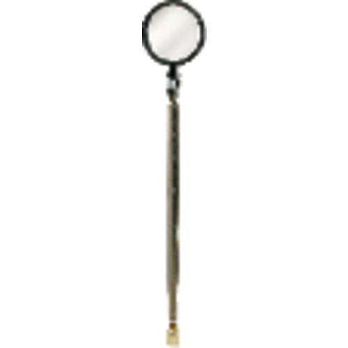 1 1/2″ Oval - Glass-23 1/2″ Extended Length - Telescoping Pocket Mirror/Magnet - Eagle Tool & Supply