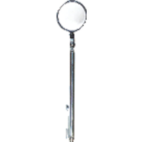 1 1/2″ Size - Round-24″ Extended Length - Telescoping Pocket Mirror - Eagle Tool & Supply