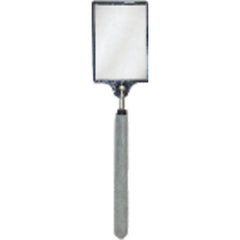 3 1/2″ × 2 1/2″ Size - Rectangular-32 3/4″ Extended Length - Telescoping Pocket Mirror - Eagle Tool & Supply