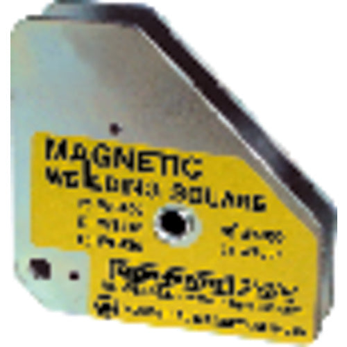 Magnetic Welding Square - Standard - 3 3/8″ × 5/8″ × 3 3/8″-55 lbs Holding Capacity - Eagle Tool & Supply