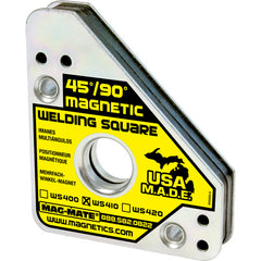 Magnetic Welding Square - Adjustable - 6 1/8″ × 5/8″ × 3 3/8″-110 lbs Holding Capacity - Eagle Tool & Supply