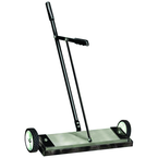 Mag-Mate - Permanent Ceramic Self Cleaning Magnetic floor and Shop sweeper. 24" wide - Eagle Tool & Supply