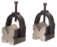 #VB2 - 1-1/4 x 1-1/4 x 1-5/8'' - V-Block & Clamp Set - Eagle Tool & Supply