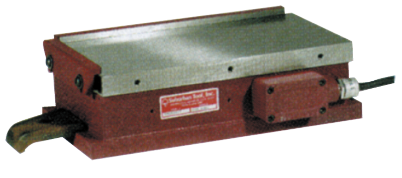 Electromagnetic Chuck with Longitudinal Poles - #EMCB815L; 8'' x 15'' - Eagle Tool & Supply