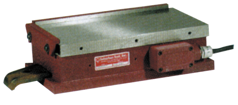 Electromagnetic Chuck with Longitudinal Poles - #EMCB818L; 8'' x 18'' - Eagle Tool & Supply