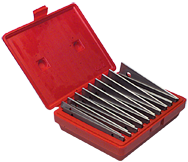 #TPS11 - 10 Piece Set - 1/8'' Thickness - 1/8'' Increments - 1/2 to 1-5/8'' - Parallel Set - Eagle Tool & Supply