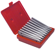 #TPS9 - 9 Piece Set - 1/4'' Thickness - 1/8'' Increments - 3/4 to 1-3/4'' - Parallel Set - Eagle Tool & Supply