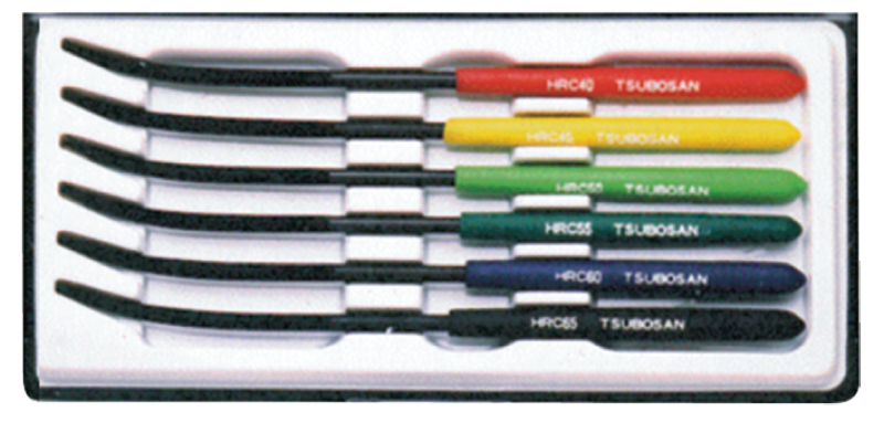 #FHC6 Hardness Testing Files-6 Piece Set - Hardness Tester Accessory - Eagle Tool & Supply