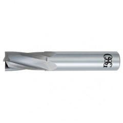3/4" Dia. - 4" OAL - Bright CBD - Slow Spiral HP End Mill - 4 FL - Eagle Tool & Supply