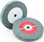 10" - 60 Grit - Aluminum Oxide - Grinding Wheel - 1" Face - 1" Arbor - Eagle Tool & Supply