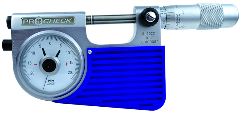 Indicating Micrometer - 0-1" Range - .00005" Graduation - Eagle Tool & Supply