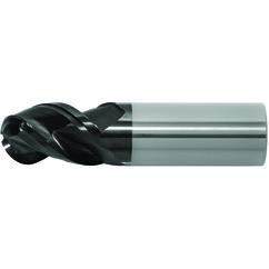 1/4 x 1/4 x 3/8 x 4 3 Flute Carbide End Mill-DLC - Eagle Tool & Supply