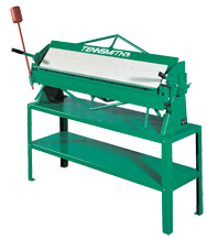 Box & Pan Hand Brake  - #HBU48-16 - 48-1/4'' Working Length - 16 Gauge Capacity (Mild Steel) Stand Included ( 48S) - Eagle Tool & Supply