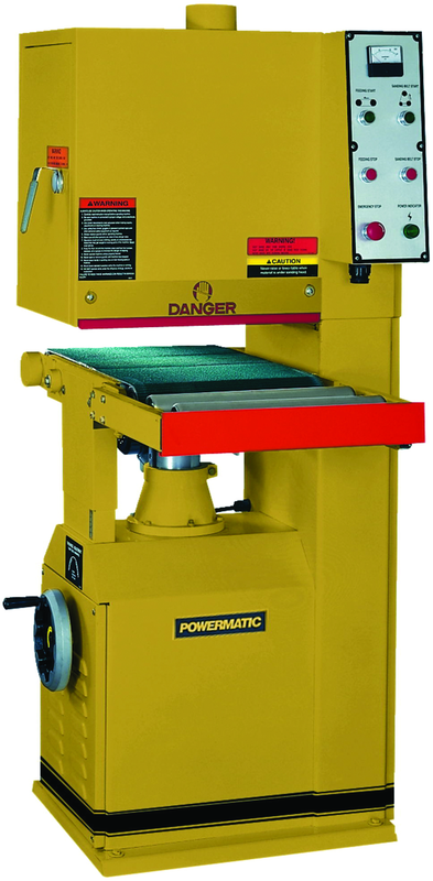 Model 1632 Open End Belt Sander, 5HP, 1Ph, 230V (1/4HP, 1Ph Feed Motor) - Eagle Tool & Supply