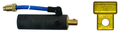 DA-1820L Dinse Machine Plug With Auxiliary Hose - Eagle Tool & Supply