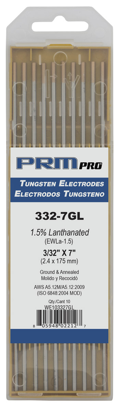 18-7GL 7" Electrode 1.5% Lanthanated - Eagle Tool & Supply