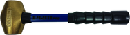 PRM Pro 3 lb. Brass Hammer with 12" Fiberglass Handle - Eagle Tool & Supply