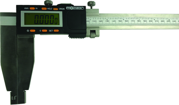 Heavy Duty Electronic Caliper -24"/600mm Range - .0005/.01mm Resolution - Eagle Tool & Supply