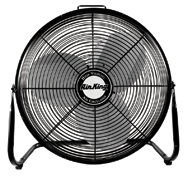 12 " Industrial Grade Floor Fans 3-speed; 1/25 HP; 120V - Eagle Tool & Supply