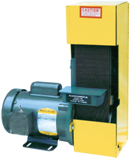 Belt Sander-with Dust Collector & Stand - #S4SV; 4 x 36'' Belt; 1/2HP; 1PH Motor - Eagle Tool & Supply