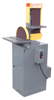 6" x 48" Belt and 12" Disc Floor Standing Combination Sander 3HP; 3PH - Eagle Tool & Supply